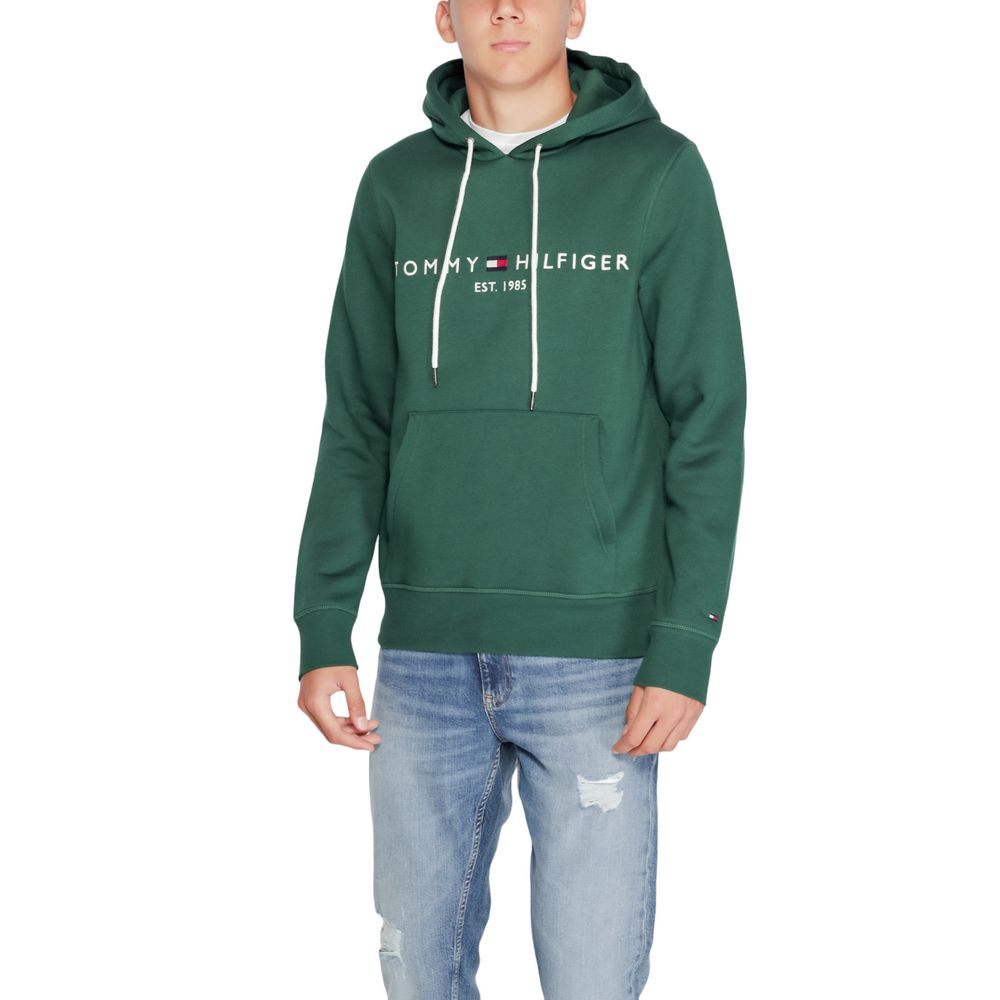 Tommy Hilfiger Green Cotton Sweater