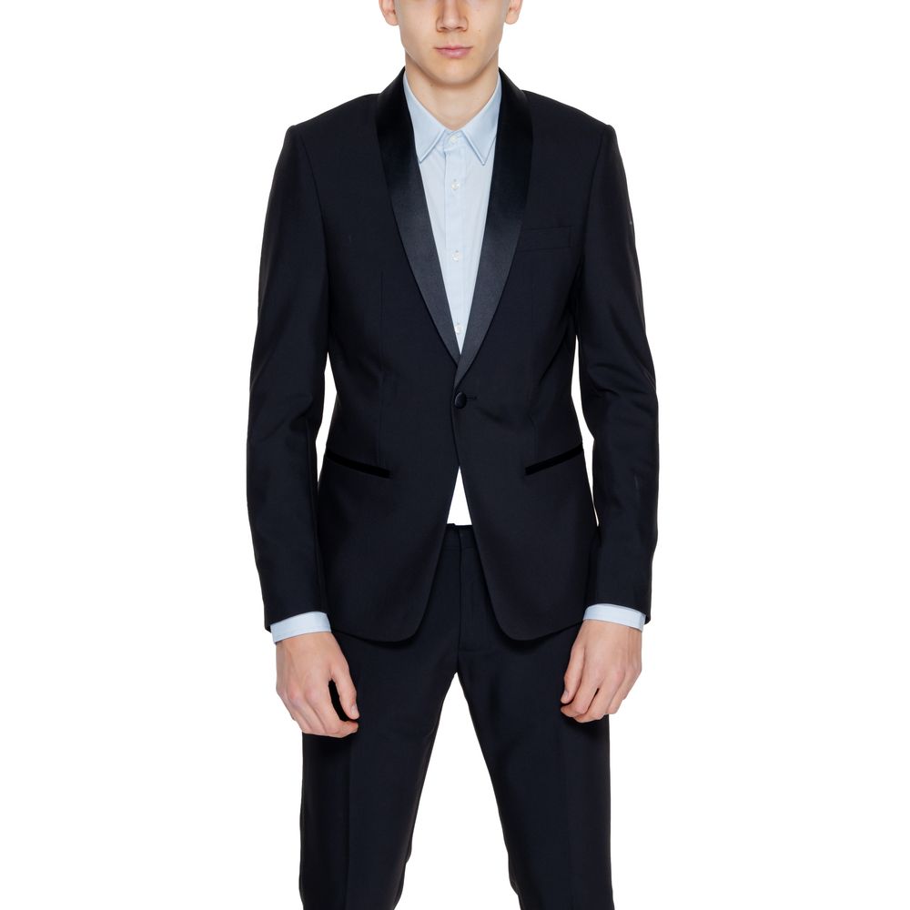 Antony Morato Black Polyester Suit