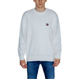 Tommy Hilfiger Jeans White Cotton Sweater