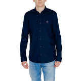 Tommy Hilfiger Jeans Blue Cotton Shirt