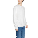 Tommy Hilfiger Jeans White Recycled Polyester Sweater