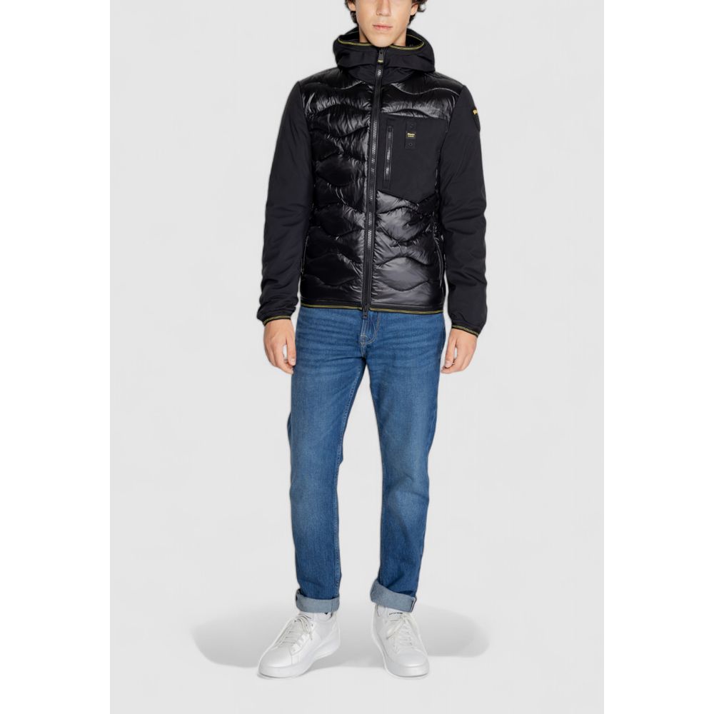 Blauer Black Polyamide Jacket