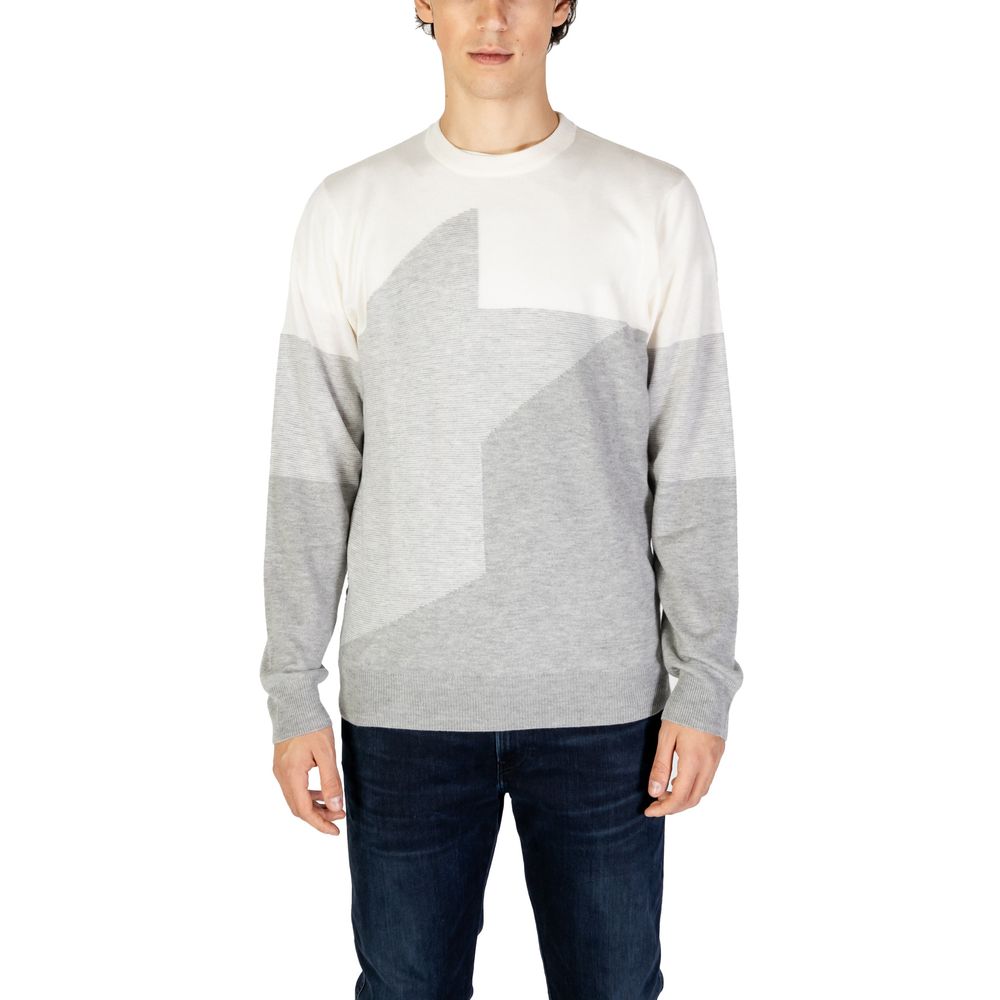 Antony Morato Cream Acrylic Sweater