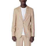 Antony Morato Beige Linen Suit