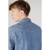 Tommy Hilfiger Jeans Blue Cotton Shirt