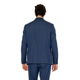 Antony Morato Blue Polyester Suit