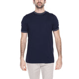 Hamaki-Ho Blue Cotton T-Shirt