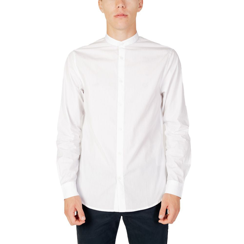 Armani Exchange White Cotton Shirt