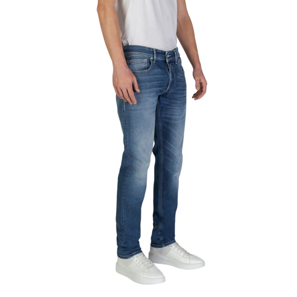 Replay Blue Cotton Jeans & Pant