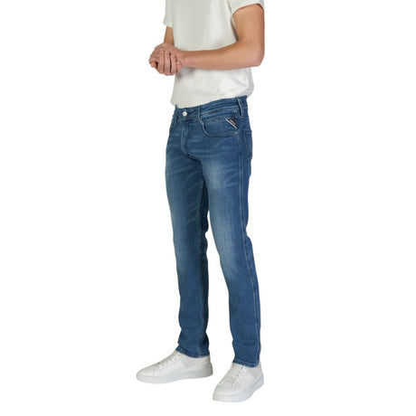 Replay Blue Cotton Jeans & Pant