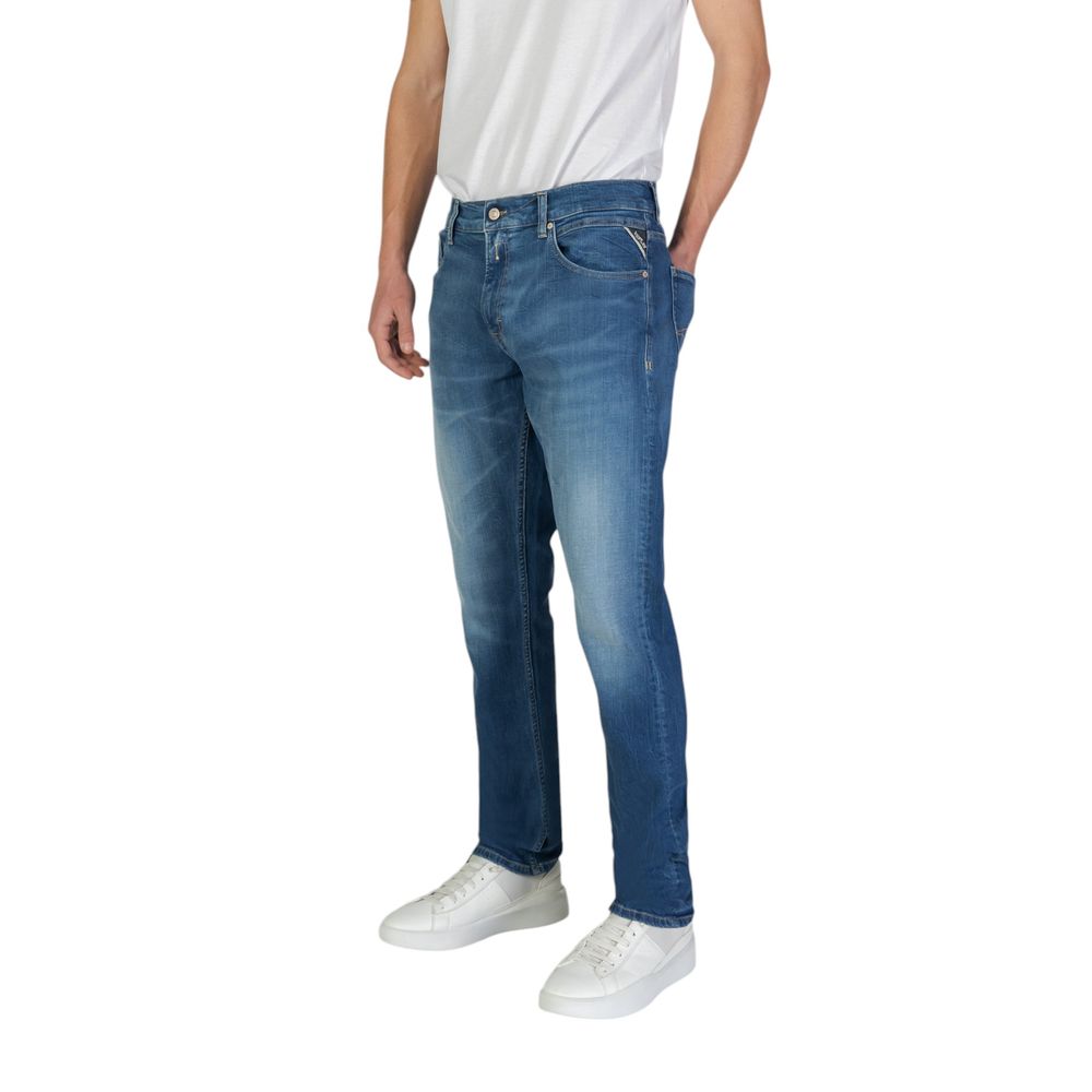 Replay Blue Cotton Jeans & Pant