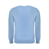 Hugo Boss Blue Cotton Sweater