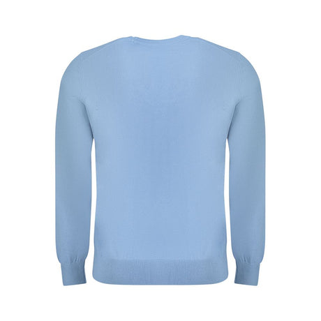 Hugo Boss Blue Cotton Sweater