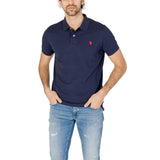 U.S. POLO ASSN. Blue Cotton Polo Shirt