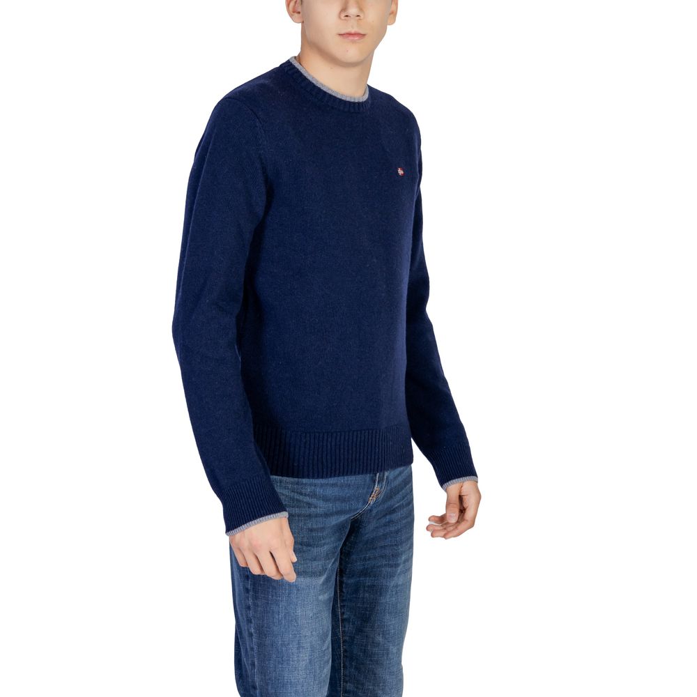 Napapijri Blue Wool Sweater