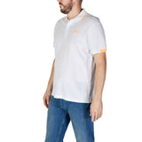 Refrigiwear White Cotton Polo Shirt