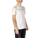 Tommy Hilfiger Jeans Beige Cotton Rigenerato T-Shirt