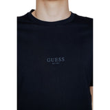 Guess Black Cotton T-Shirt