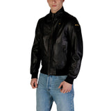 Blauer Black Leather Jacket